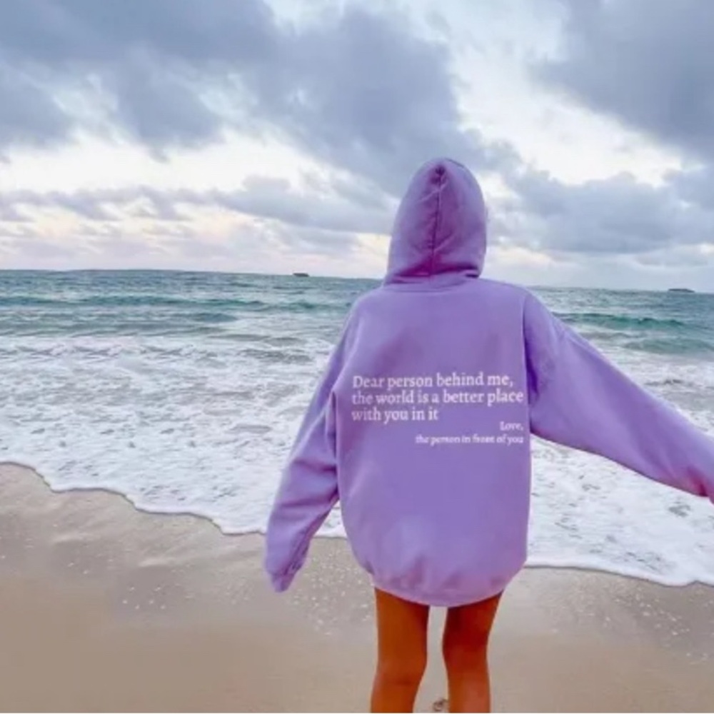 Dear person behind me hoodie